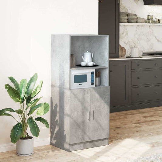 Mobile da Cucina Grigio Cemento 57x41,5x131,5 cm in Truciolato - homemem39
