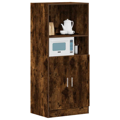 Armadietto Cucina Rovere Fumo 57x41,5x131,5 cm in Truciolato - homemem39