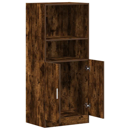 Armadietto Cucina Rovere Fumo 57x41,5x131,5 cm in Truciolato | homemem39