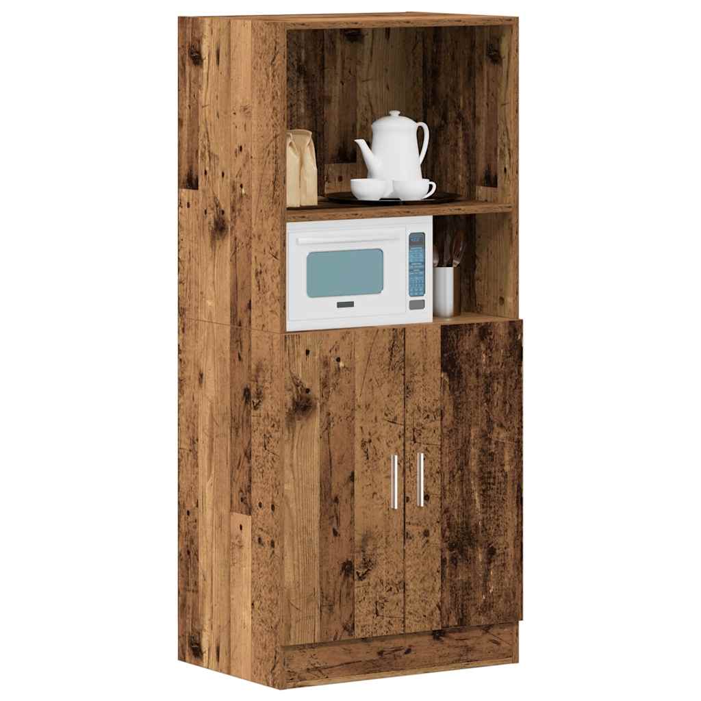 Armadietto Cucina Legno Antico 57x41,5x131,5 cm in Truciolato - homemem39