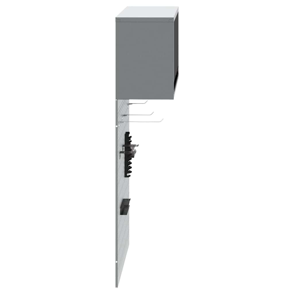Set di armadi per attrezzi con lo scaffale 3 pcs Nero | homemem39