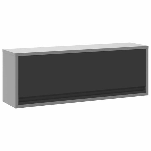 Mobile da lavoro con cassetto 10 pcs Nero 200 x 55 x 200 cm