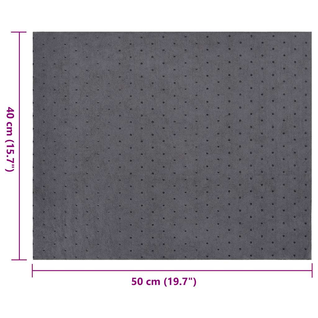 Tamponi Assorbenti per Olio 25 pz Grigi 40x50 cm | homemem39
