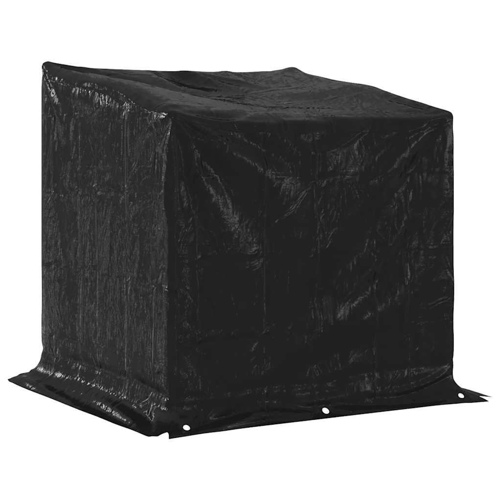 Rastrelliera Legna con Copertura Antipioggia Acciaio Zincato - homemem39