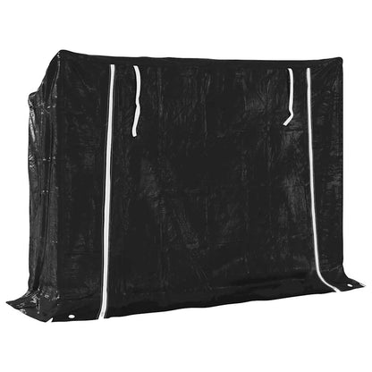 Rastrelliera Legna con Copertura Antipioggia Acciaio Zincato - homemem39