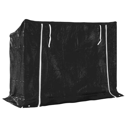 Rastrelliera Legna con Copertura Antipioggia Acciaio Zincato - homemem39