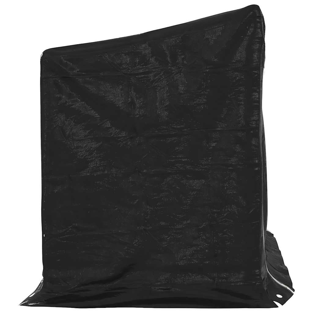 Rastrelliera Legna con Copertura Antipioggia Acciaio Zincato - homemem39