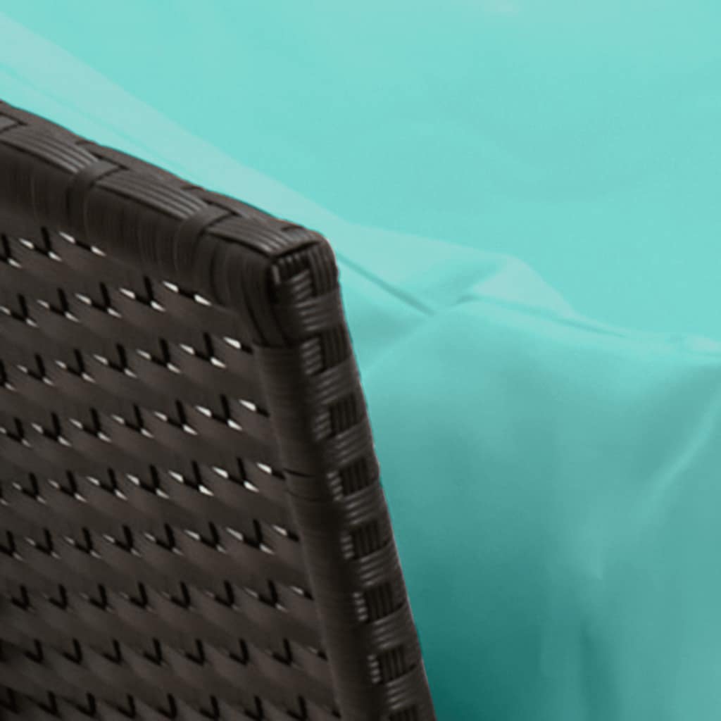 Divano da Giardino con Cuscini in Polyrattan Nero | homemem39