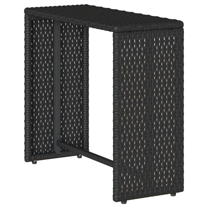Set Divani da Giardino 5 pz con Cuscini in Polyrattan Nero