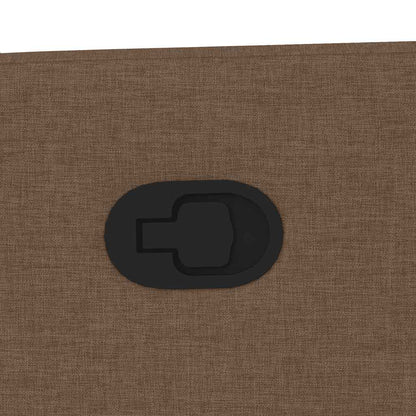 Poltrona Reclinabile in Tessuto Marrone - homemem39