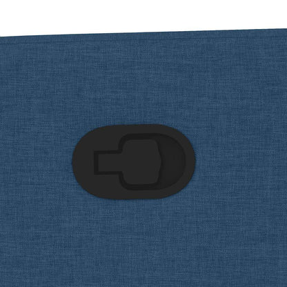 Poltrona Reclinabile Blu in Tessuto - homemem39