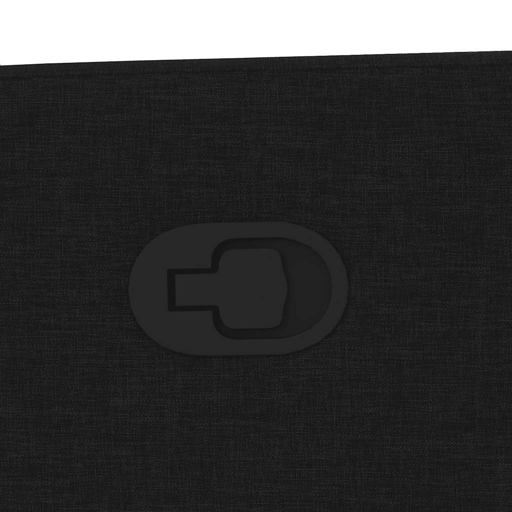 Poltrona Massaggiante Reclinabile Nera in Tessuto - homemem39