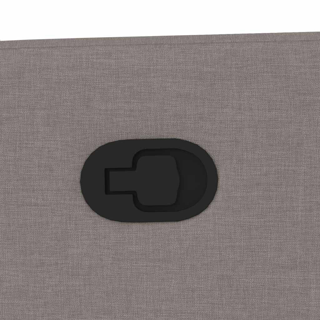 Poltrona Massaggiante Reclinabile Tortora in Tessuto - homemem39