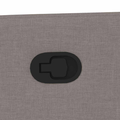 Poltrona Massaggiante Reclinabile Tortora in Tessuto - homemem39