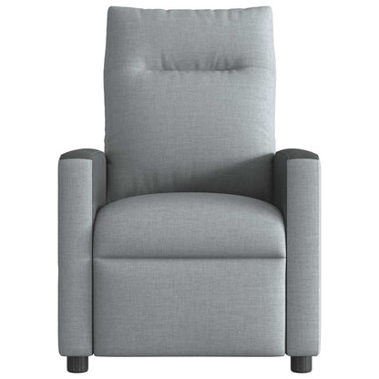 Poltrona Reclinabile in Tessuto Grigio Chiaro | homemem39