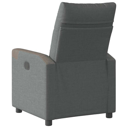 Poltrona Reclinabile in Tessuto Grigio Scuro | homemem39