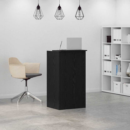 Banco Reception Nero 55x50x103,5 cm in Legno Multistrato - homemem39
