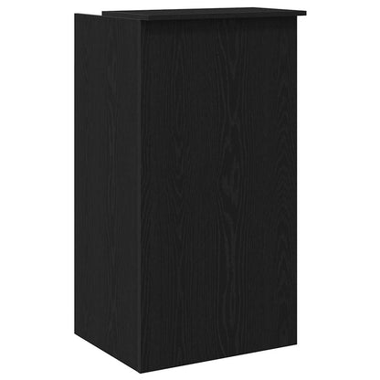 Banco Reception Nero 55x50x103,5 cm in Legno Multistrato - homemem39