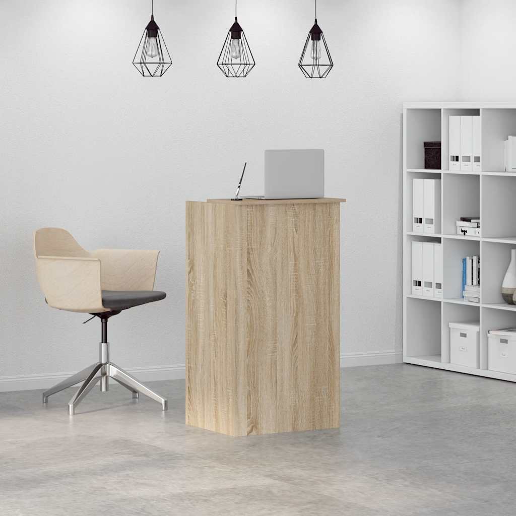 Banco Reception Rovere Sonoma 55x50x103,5 cm Legno Multistrato - homemem39