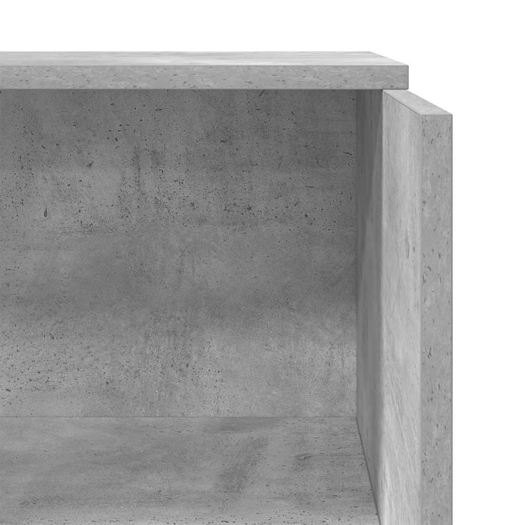 Banco Reception Grigio Cemento 55x50x103,5 cm Legno Multistrato - homemem39