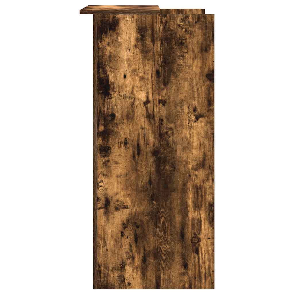 Banco Reception Rovere Fumo 55x50x103,5 cm in Legno Multistrato