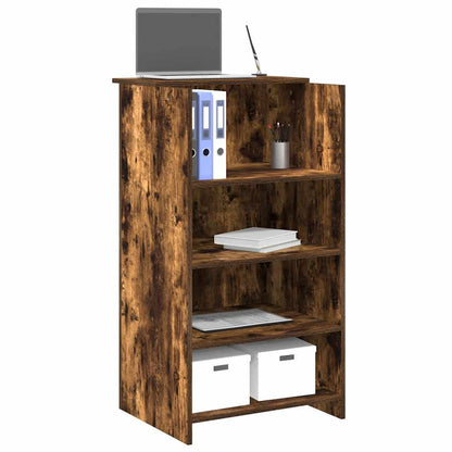 Banco Reception Rovere Fumo 55x50x103,5 cm in Legno Multistrato
