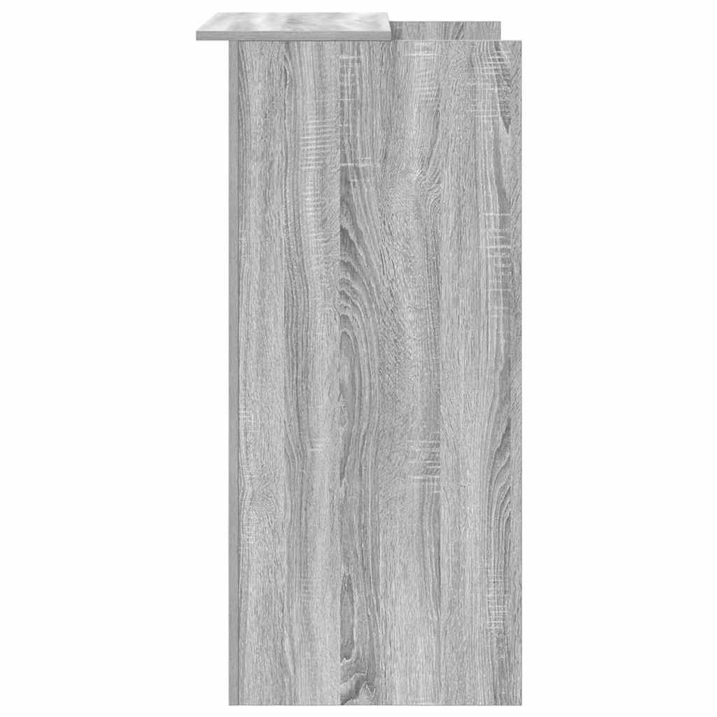 Banco Reception Grigio Sonoma 55x50x103,5 cm Legno Multistrato