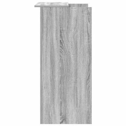 Banco Reception Grigio Sonoma 55x50x103,5 cm Legno Multistrato - homemem39