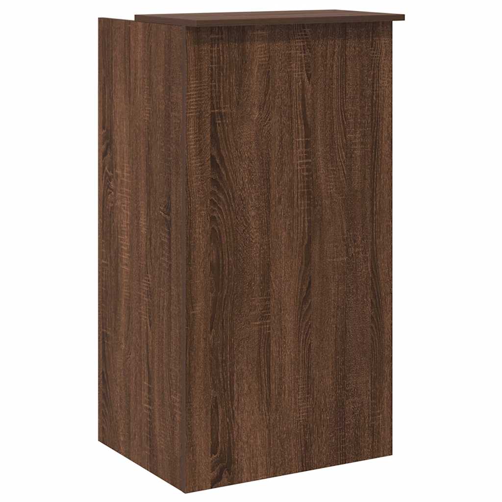 Banco Reception Rovere Marrone 55x50x103,5 cm Legno Multistrato