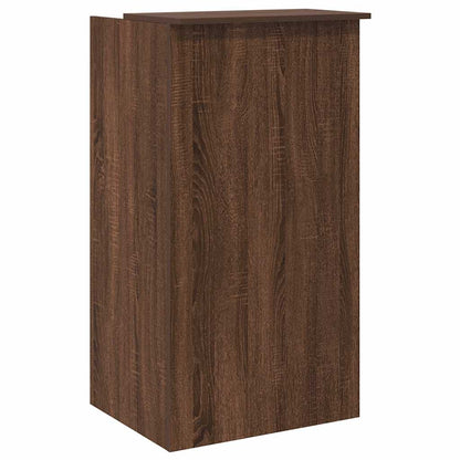 Banco Reception Rovere Marrone 55x50x103,5 cm Legno Multistrato