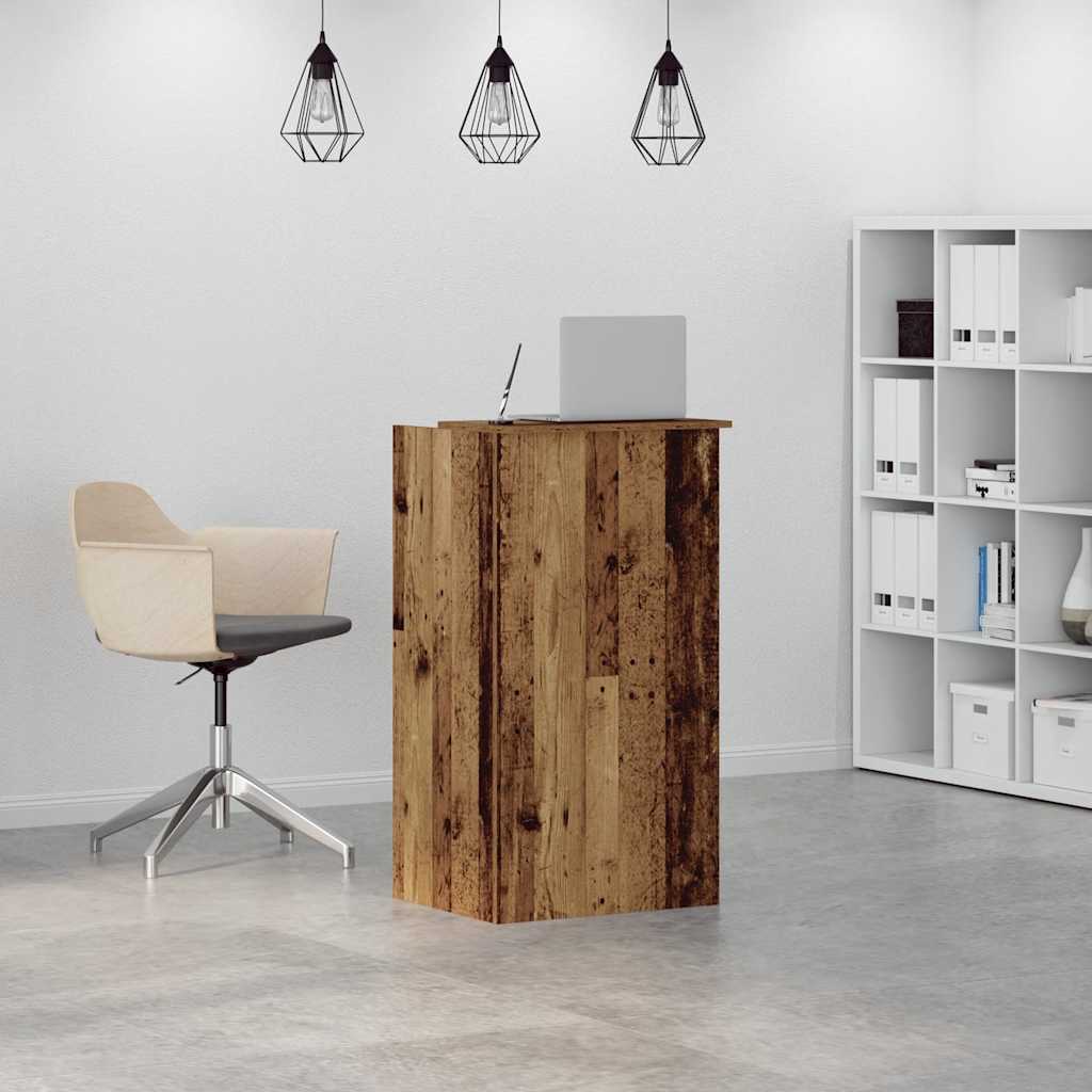 Banco Reception Legno Antico 55x50x103,5 cm Legno Multistrato - homemem39
