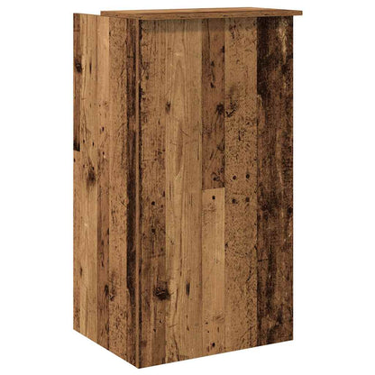 Banco Reception Legno Antico 55x50x103,5 cm Legno Multistrato - homemem39