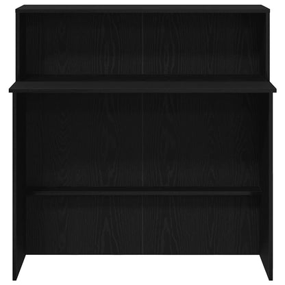 Banco Reception Nero 100x50x103,5 cm in Legno Multistrato