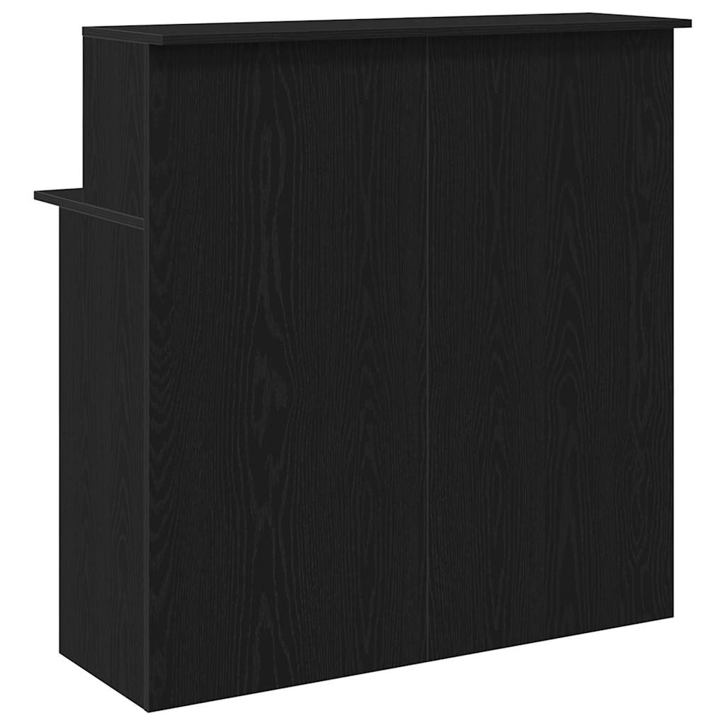 Banco Reception Nero 100x50x103,5 cm in Legno Multistrato