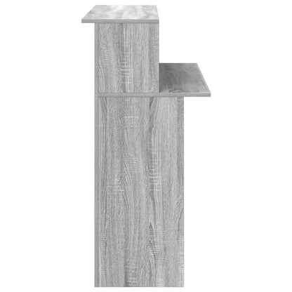 Banco Reception Grigio Sonoma 100x50x103,5 cm Legno Multistrato