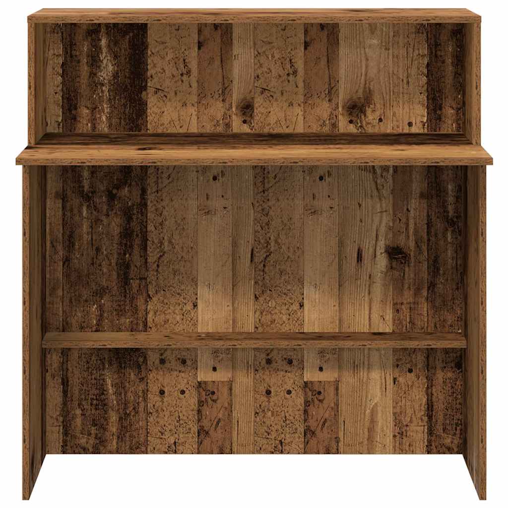 Banco Reception Legno Antico 100x50x103,5 cm Legno Multistrato