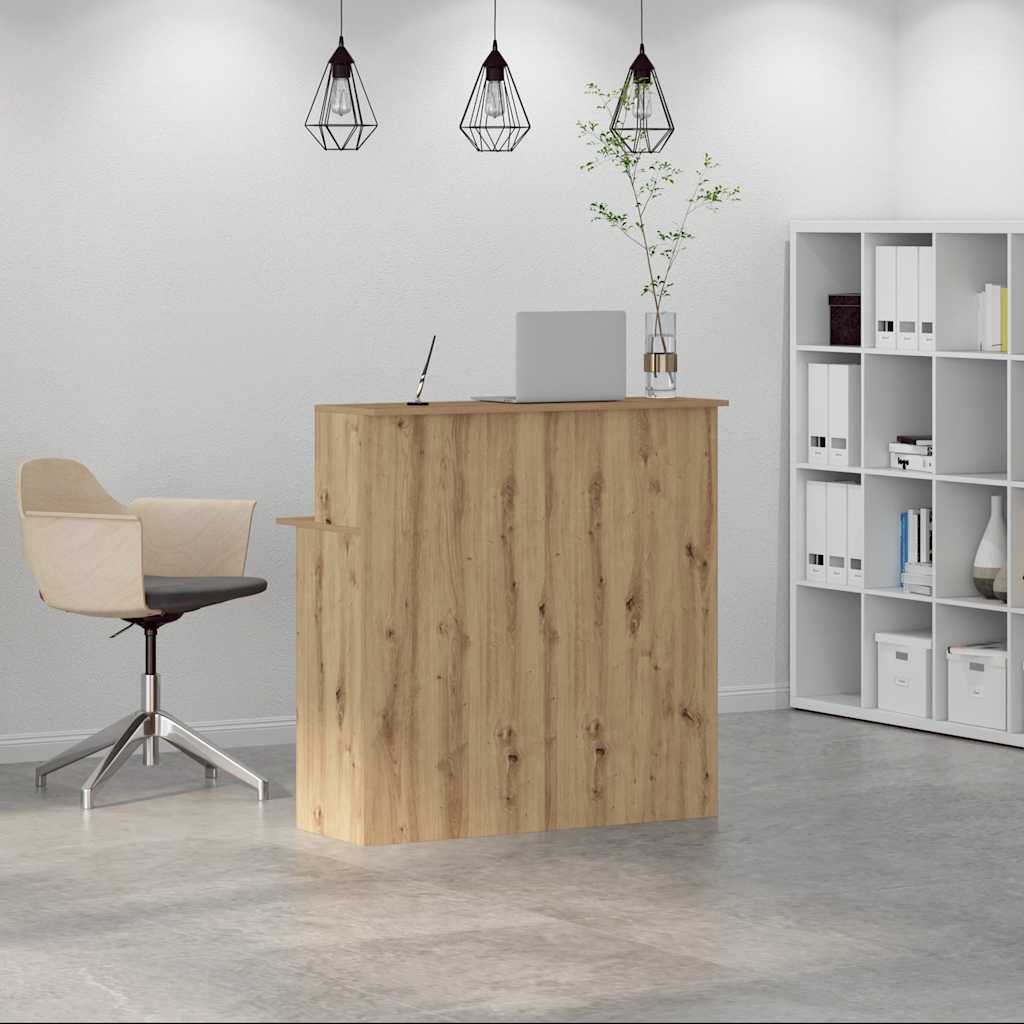 Banco Reception Rovere Artigianale 100x50x103,5cm in Truciolato | homemem39