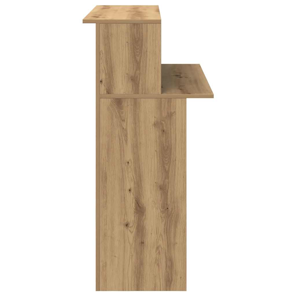 Banco Reception Rovere Artigianale 100x50x103,5cm in Truciolato - homemem39
