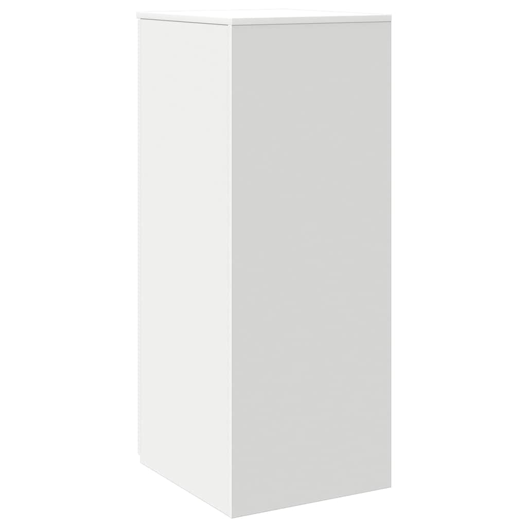 Mobiletto portaoggetti bianco 40x45x103,5 cm in legno ingegnerizzato | homemem39