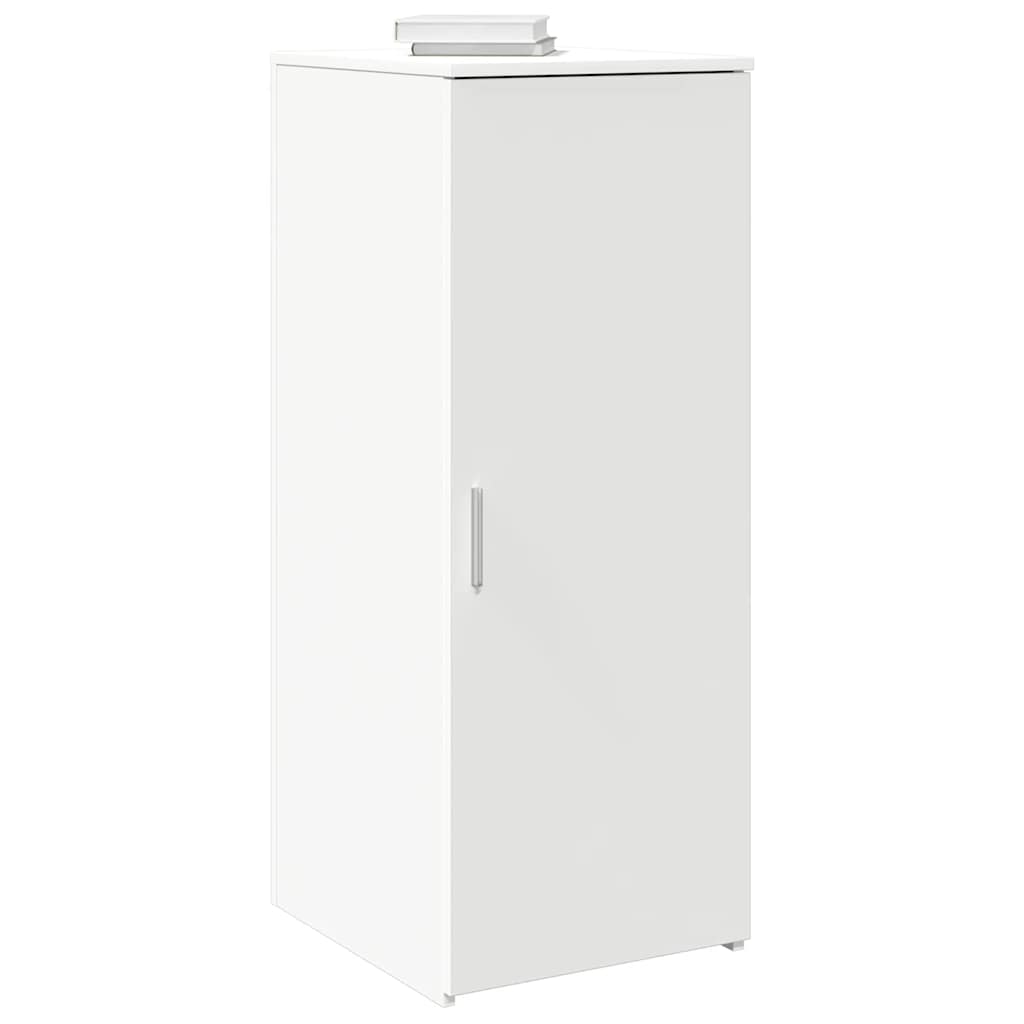 Mobiletto portaoggetti bianco 40x45x103,5 cm in legno ingegnerizzato | homemem39