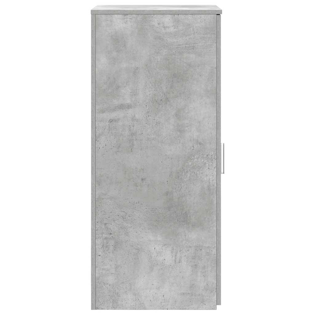 Mobile Portaoggetti Grigio Cemento 40x45x103,5 cm in Truciolato | homemem39