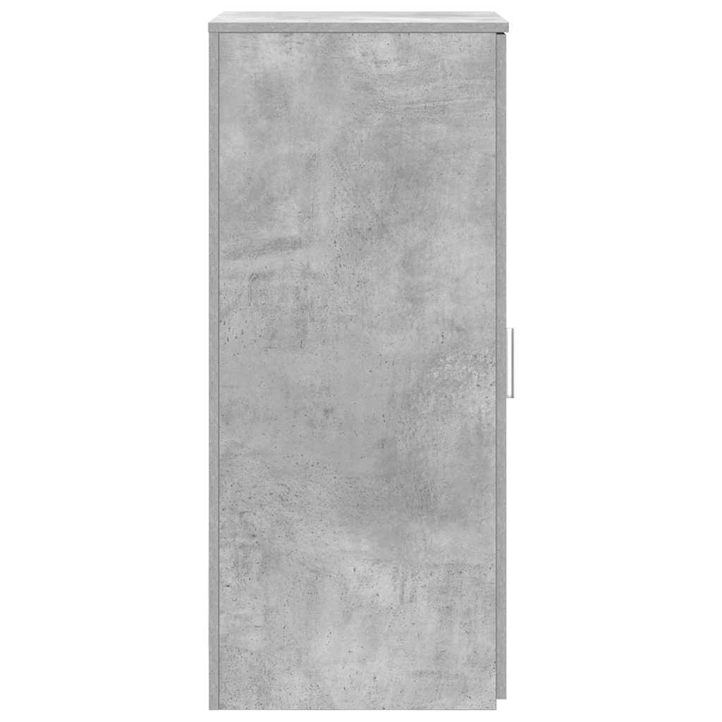 Mobile Portaoggetti Grigio Cemento 40x45x103,5 cm in Truciolato