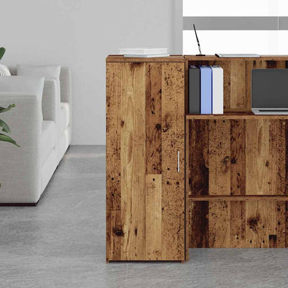 Mobile Portaoggetti Legno Antico 40x45x103,5 cm in Truciolato | homemem39