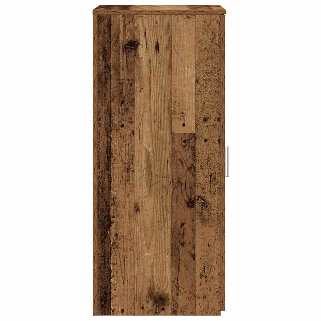 Mobile Portaoggetti Legno Antico 40x45x103,5 cm in Truciolato