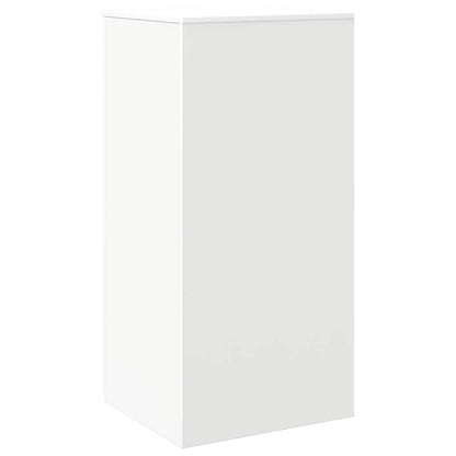 Mobile Portaoggetti Bianco 50x45x103,5 cm in Legno Multistrato | homemem39