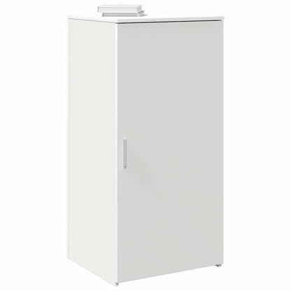 Mobile Portaoggetti Bianco 50x45x103,5 cm in Legno Multistrato | homemem39