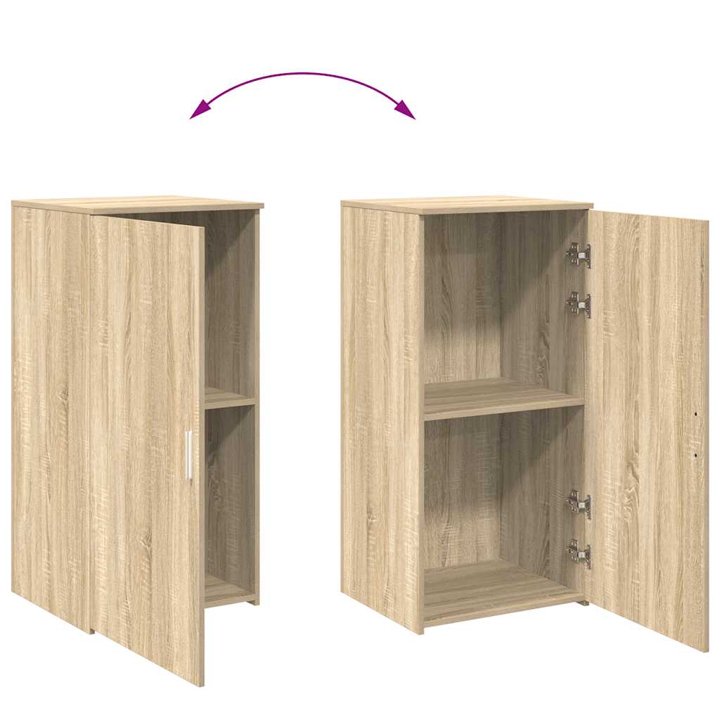 Mobile Portaoggetti Rovere Sonoma 50x45x103,5 cm in Truciolato | homemem39