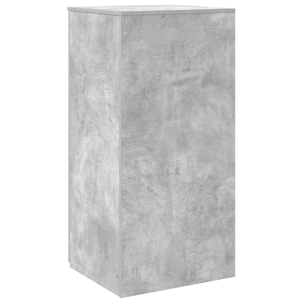 Mobile Portaoggetti Grigio Cemento 50x45x103,5 cm in Truciolato | homemem39