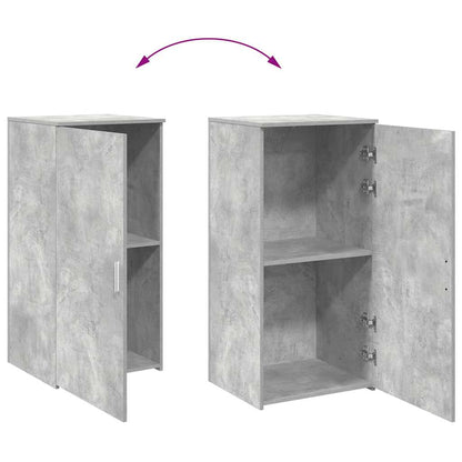 Mobile Portaoggetti Grigio Cemento 50x45x103,5 cm in Truciolato | homemem39