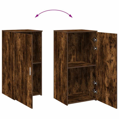 Mobile Portaoggetti Rovere Fumo 50x45x103,5 cm in Truciolato | homemem39